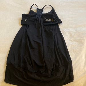 Lululemon x SoulCycle workout tank with built in bra